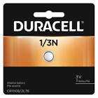 DURACELL DL1/3NBPK Button Battery,Lithium,3VDC,1/3 N 1ANB8