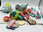 Baby Toy Lot Of 4 Development Play Infantino Rattle Crinkle Butterfly Worm