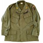 Vintage 60s Named Major Jungle Jacket Military Army Airborne SF Vietnam L Mint