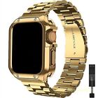 Case+ Stainless Steel Metal Strap for Apple Watch Series 9 8 7 6 SE 5 Ultra 2 49