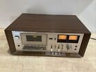 Sony Stereo Cassette Tape Deck TC-186SD Woodgrain PARTS OR REPAIR