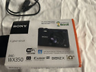 Sony Cyber-Shot WX350 18.2MP Digital Camera - Black with accessories
