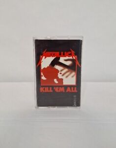 Metallica Kill'em All Rare 90's Cassette Tape Elektra/Asylum Records Tested VG+