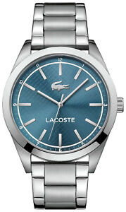 100% Genuine Lacoste Men's Edmonton Stainless Steel Bracelet Watch model 2010924