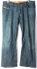 Diesel Men Size 34x32 Blue Shazor Relaxed Boot Cut Button Fly Jeans