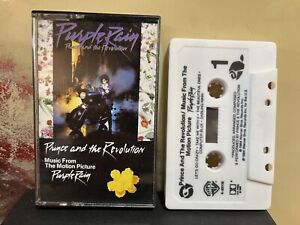 New ListingPrince Purple Rain Cassette Tape 80s Pop Music from the motion picture