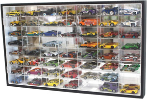 DisplayGifts 1/64 Scale Toy Cars Hot Diecast Wheels Matchbox Display Case Shelf