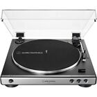 Audio-Technica AT-LP60X Fully Automatic Belt-Drive Stereo Turntable Gunmetal
