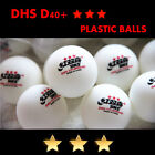 Wholesale DHS D40+ 3Star Table Tennis Plastic Balls White Orange PingPong Balls