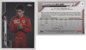 2020 Topps Chrome Formula 1 F1 Racers Charles Leclerc #4.1 Rookie RC