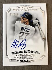 2012 Topps Museum Collection RC AUTO Anthony Rizzo 003/399 San Diego Padres