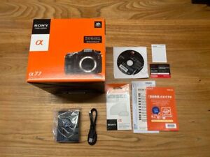 Sony Alpha A77 Digital Camera BLACK Box,charger and battery Excellent