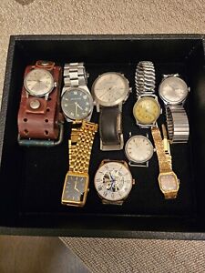 Lot Of Vintage Branded Estate Watches Wristwatches