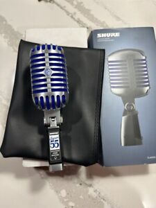 Shure Super 55 Deluxe Blue Dynamic Microphone - Open Box / Free Shipping