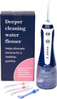 Cheeky Cordless Water Flosser with 5 Floss Heads, 5 Pressure Modes, and Battery,