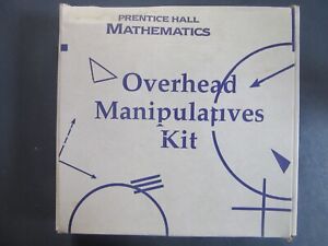 Vintage Prentice Hall Mathematics Overhead Manipulatives Kit