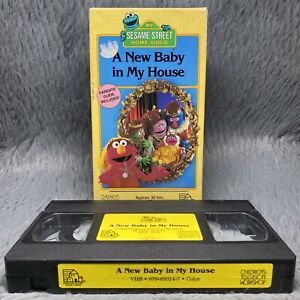 Sesame Street A New Baby In My House VHS 1994 Random House Home Video Cartoon
