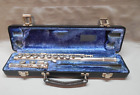 Gemeinhardt Mdl 3 Open Hole Silver Plated Flute w/ Case - Need Pads & Head Joint
