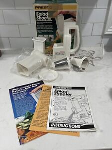 Presto 21-073 Salad Shooter Electric Slicer Shredder Vintage 1989 OPEN BOX
