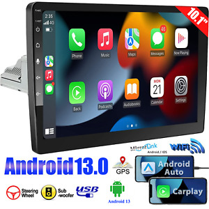 10.1'' Double 2 Din Android 13 Touch Screen Car Stereo Radio GPS WIFI BT Carplay