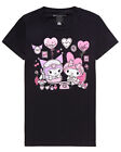 Women's Hello Kitty and Friends My Melody and Kuromi Slumber Party T-Shirt Adult