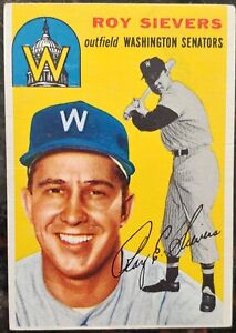 1954 Roy Sievers Topps Trading Card #245 MLB Washington Senators