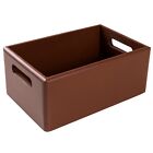 Wooden Crate with Handles | 3 Sizes | 4 Colors | Natural Wood | Storage Box