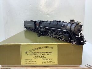 HO BRASS PSC NORTHERN PACIFIC A-4 4-8-4 BLACK BOILER