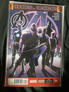 AVENGERS #35 Marvel 2014 Hickman 1st Sam Wilson as Captain America Cover NM- 1st