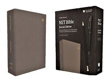 Thomas Nelson NET Journal Edition Bible; 2019 Gray Cloth Over Board; 9 Point