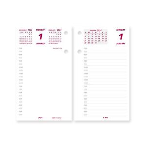 Brownline 2024 Daily Desk Calendar Refill, 12 Months, January to December, 6 x 3