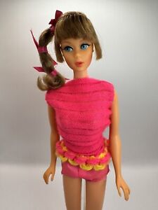 New ListingVintage Talking Brunette Barbie Doll 1968 Mattel TNT Body #1115