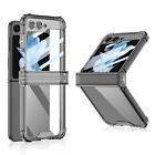 Clear TPU Case For Samsung Galaxy Z Flip 5 4 3 Hinge Protection Slim Phone Cover