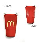 McDonalds Koozie JAVA SOK Red Large 32oz Thermal Insulated Neoprene Cup Sleeve L
