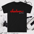 Jackson Guitars Red Men's Black T-Shirt Size S to 5XL
