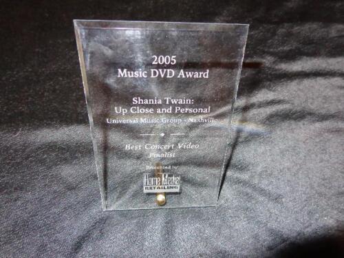 Shania Twain *Her 2005 Glass Award For Best Concert Video Of The Year Finalist!