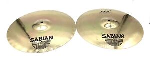 Used Sabian AAX X-celerator Hi Hat Cymbals 14 