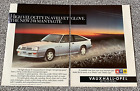 Original Vintage 1980's Magazine Car Advert Picture Vauxhall Opel Manta GTE Ad