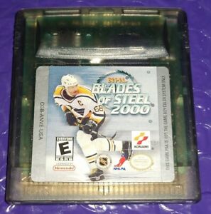 AUTHENTIC NHL Blades of Steel 2000 (Nintendo Game Boy Color) GENUINE