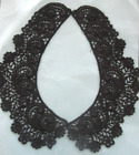 vintage black ladiies lace collar
