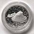 Apollo 11 Splashdown 1oz .999 Fine Silver Mintage w/ Serial 5,000 Moon Armstrong