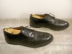 Allen Edmonds Mens Black Leather Split Toe Oxfords Lace Up Shoes Size 11.5