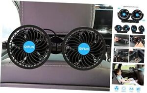 Car Fan, Cool Gadgets 12v Fan for Rear Seat Passenger Portable 4'' Headrest