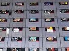 Super Nintendo Snes Authentic OEM *Pick Your Game* Cart Only Cosmetically Flawed