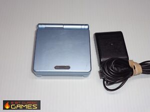 NEW BATTERY!  Pearl Blue Nintendo Gameboy Advance SP 101 System -  415b