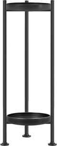 Plant Stand Indoor Outdoor, 30'' Tall Plant Stand, 2 Tier Metal Planter Stand...