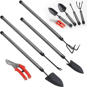 New ListingGarden Tool Set5 Pieces Stainless Steel Heavy Duty Gardening Tool Set With Exten