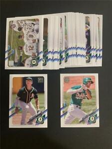 2021 Topps Oakland A's Athletics Team Set Series 1 2 Update 28 Cards