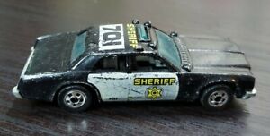 1977 Sheriff 701 Mattel Hot Wheels Vintage Antique Original Die Cast Police Car