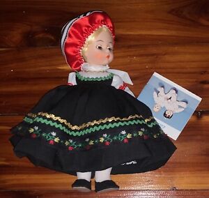 Madame Alexander Miniature Showcase Doll “Finland” With Original Tag 8 Inch Tall